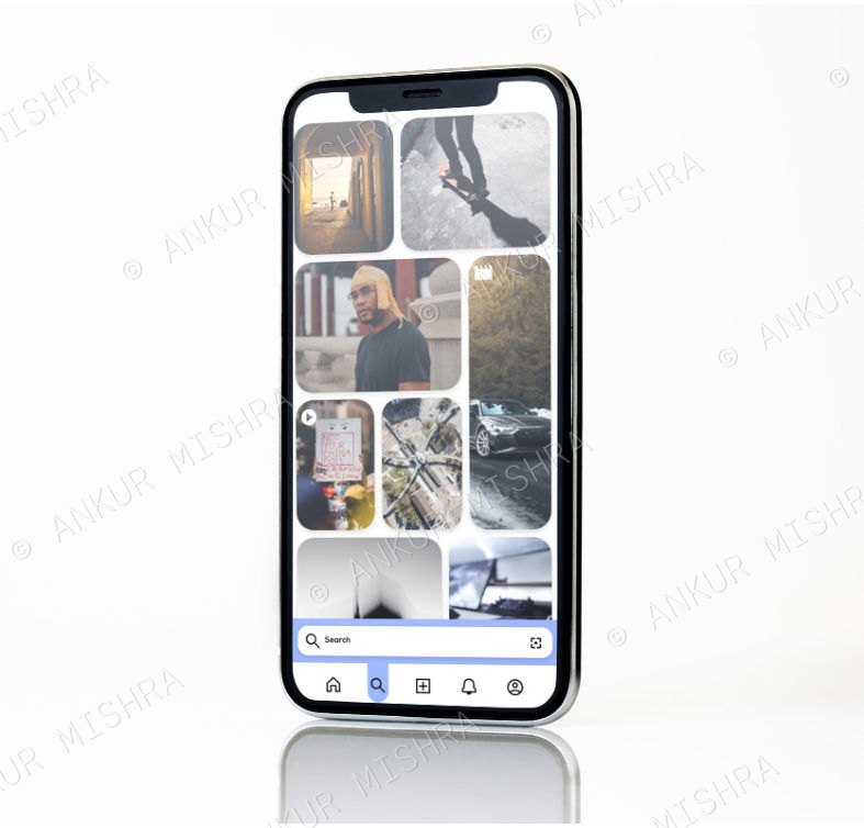 Redesigned Instagram profile screen